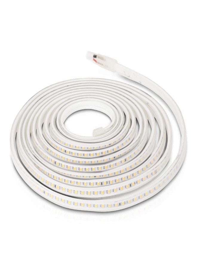 wipro Garnet 5 Meters LED Strip Light| 120 LEDs/mtr | White | IP65-Waterproof | Flexible Rope Light for Outdoor & Indoor Decoration for Diwali, Christmas|Strip for Balcony, False Ceiling|Pack of 1 - Image 3